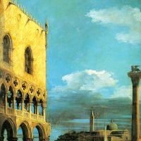 Canaletto The Piazzetta Towards San Giorgio Maggiore