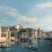 Canaletto Venice- The Grand Canal From Palazzo Flangini To The Church Of San Marcuola