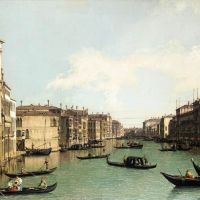 Canaletto Venice- The Grand Canal Looking North Eat From Palazzo Balbi To The Rialto Bridge