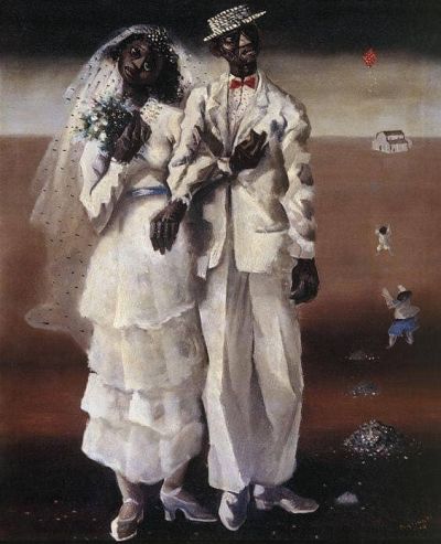 art oil painting reproduction of  Candido Portinari Marriage On The Farm. 1940 museum quality handmade
