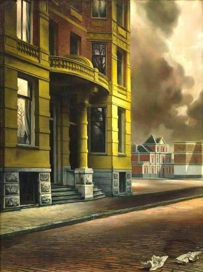 art oil painting reproduction of  Carel Willink The Yellow House museum quality handmade
