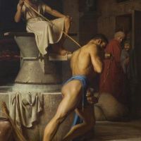 Carl Bloch Samson And The Philistines 1863