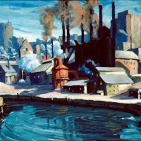 Carl Gaertner Around The Bend Cuyahoga River 1925
