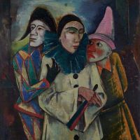 Carl Hofer Maskerade 1922