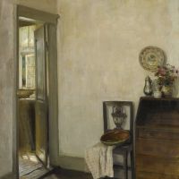 Carl Hols E The Kitchen Doorway