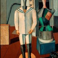 Carlo Carr Mother And Son 1917
