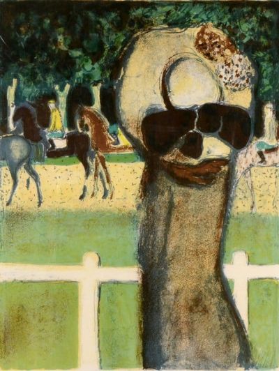 art oil painting reproduction of  Cassigneul Champ De Course museum quality handmade