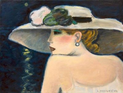 art oil painting reproduction of  Cassigneul Classe A Chapeau Large museum quality handmade