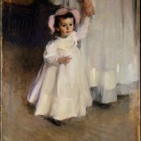 Cecilia Beaux Ernesta Child With Nurse 1894 Hand Painted Reproduction