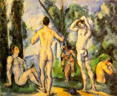 art oil painting reproduction of  Cezanne Paul Bathers museum quality handmade