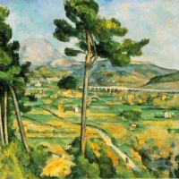 Cezanne Paul Mountain Sainte Victoire 1885-1887