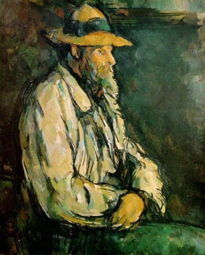 art oil painting reproduction of  Cezanne Paul Portrait Of Vallier museum quality handmade
