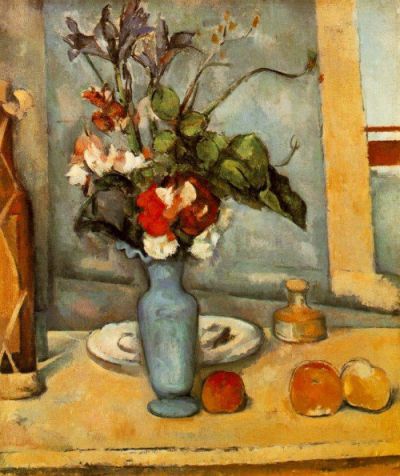art oil painting reproduction of  Cezanne Paul The Blue Vase museum quality handmade