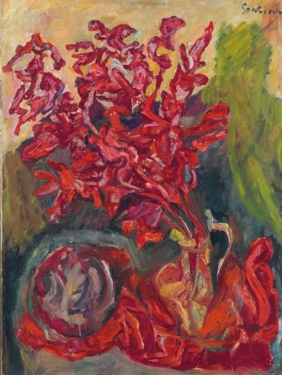 art oil painting reproduction of  Chaim Soutine Les Glaieuls C. 1919 museum quality handmade