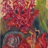 Chaim Soutine Les Glaieuls C. 1919 Hand Painted Reproduction