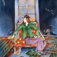 Channa Bankier Self Portrait With Hat 1976