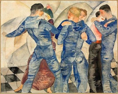 art oil painting reproduction of  Charles Demuth Dancing Sailors 1917 museum quality handmade