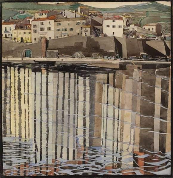 Charles Rennie Mackintosh La Rue Du Soleil Port Vendres 1926 museum quality