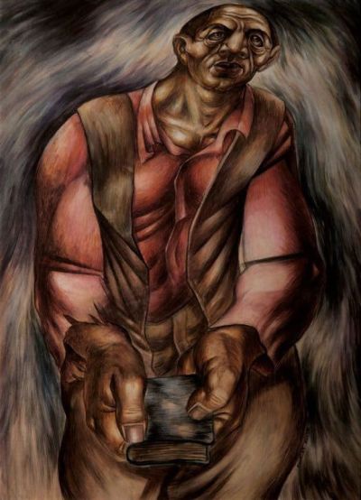 art oil painting reproduction of  Charles White Preacher museum quality handmade