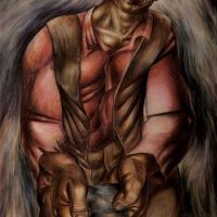 Charles White Preacher Hand Painted Reproduction