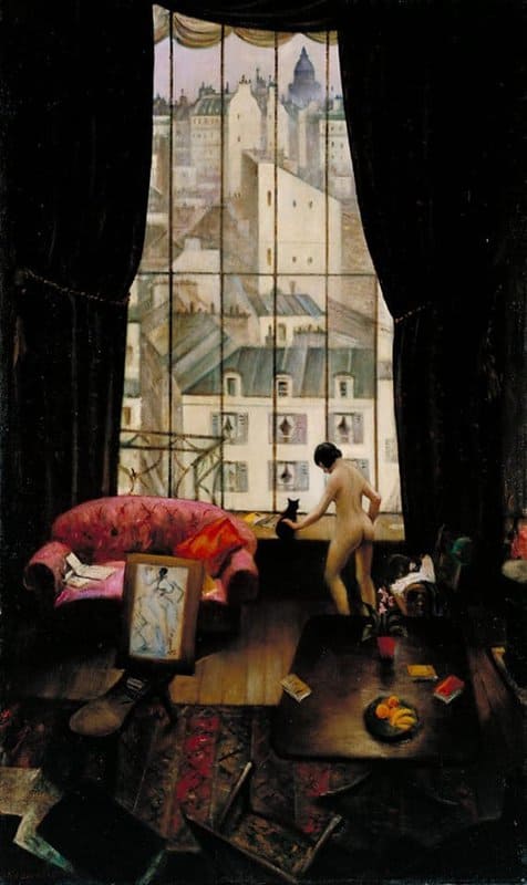 Christopher Richard Wynne Nevinson A Studio In Montparnasse 1926 museum quality