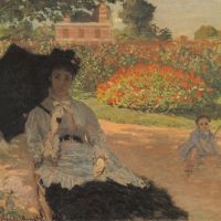 Claude Monet Camille In The Garden With Jean And His Nanny