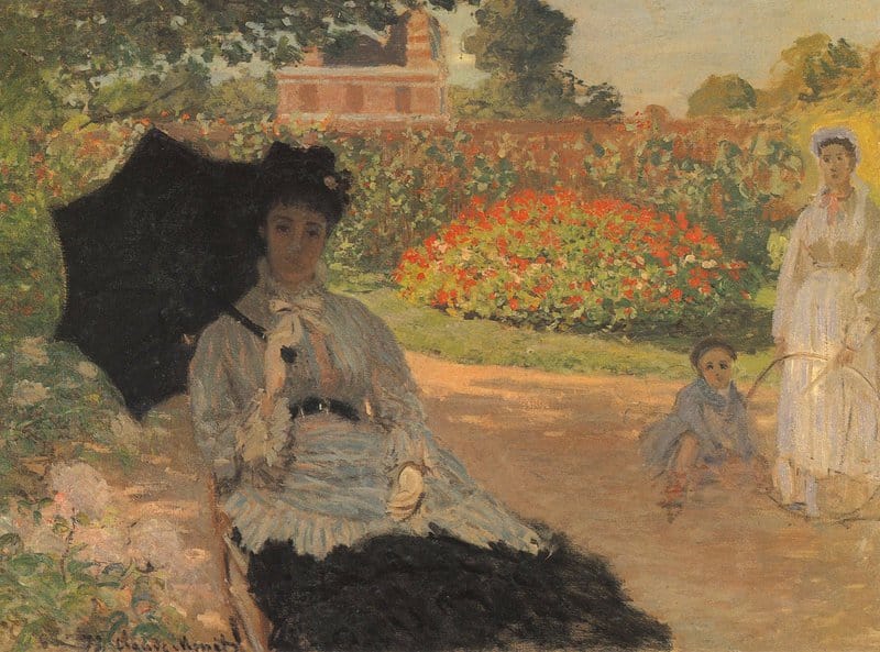 Claude Monet Camille In The Garden With Jean And His Nanny museum quality