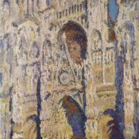 Claude Monet Cathedral At Rouen Hand Painted Reproduction