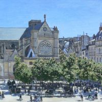 Claude Monet Claude Monet Saint-germain Auxerrois Paris 1867