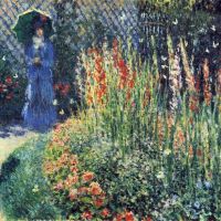 Claude Monet Gladiolas