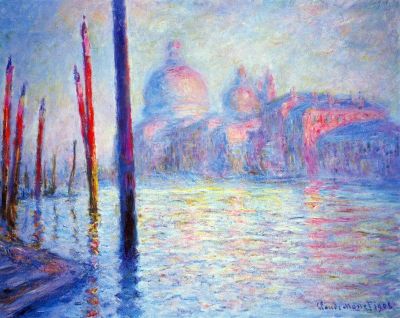 art oil painting reproduction of  Claude Monet Grand Canal museum quality handmade