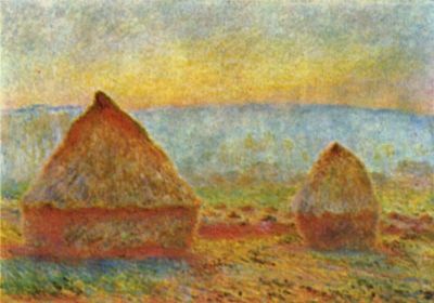 art oil painting reproduction of  Claude Monet Haystacks 1 museum quality handmade