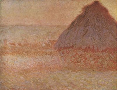 art oil painting reproduction of  Claude Monet Haystacks At Sunset museum quality handmade