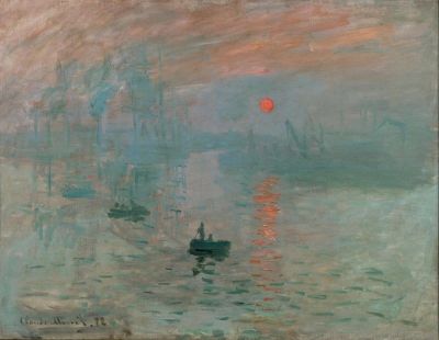 art oil painting reproduction of  Claude Monet Impression Sunrise museum quality handmade