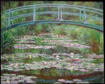 art oil painting reproduction of  Claude Monet Japanese Footbridge museum quality handmade