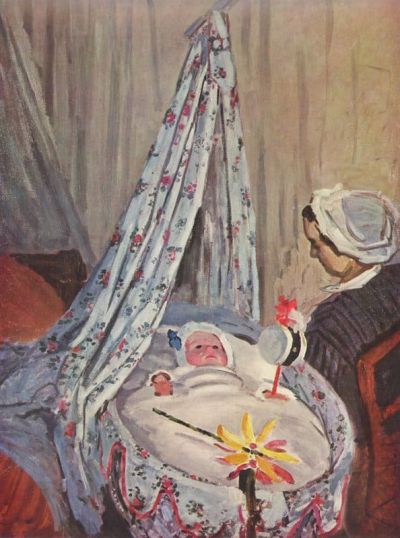 art oil painting reproduction of  Claude Monet Jean Monet In The Cradle museum quality handmade