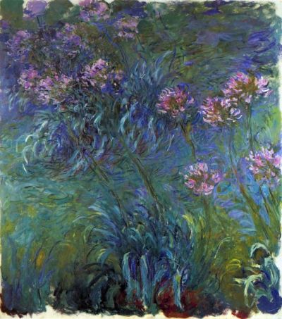art oil painting reproduction of  Claude Monet Jewelry Lilies museum quality handmade