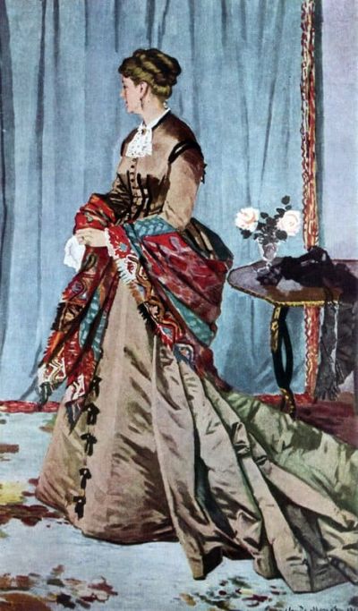 art oil painting reproduction of  Claude Monet Madame Gaudibert museum quality handmade