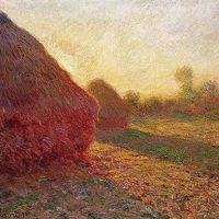 Claude Monet Meules Derniers Rayons Du Soleil artwork on canvas