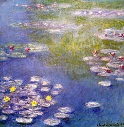 art oil painting reproduction of  Claude Monet Nympheas At Giverny museum quality handmade