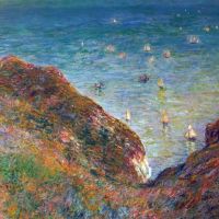 Claude Monet On The Cliffs Of Pourville Fine Weather