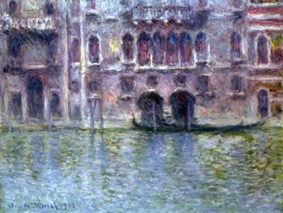 art oil painting reproduction of  Claude Monet Palazzo Da Mula Venice museum quality handmade