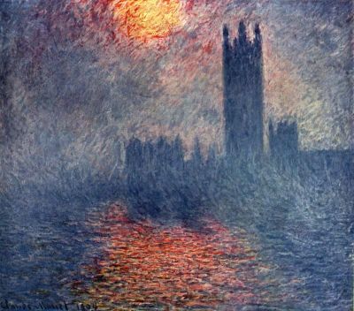 art oil painting reproduction of  Claude Monet Parliament In London museum quality handmade