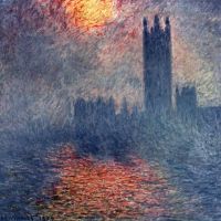 Claude Monet Parliament In London Hand Painted Reproduction