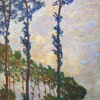 Claude Monet Poplar Series Wind