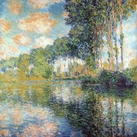 Claude Monet Poplars On The Epte