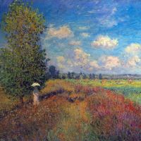 Claude Monet Poppy Field In Summer