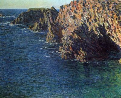 art oil painting reproduction of  Claude Monet Port-domois museum quality handmade