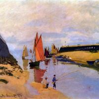 Claude Monet Port Of Trouville
