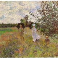 Claude Monet Promenade A Argenteuil 1875
